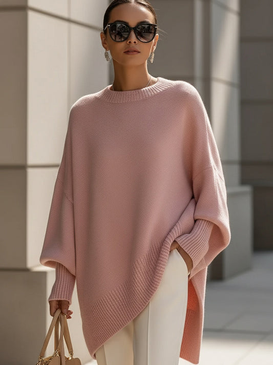 Ludovica | Suéter oversize de escote amplio