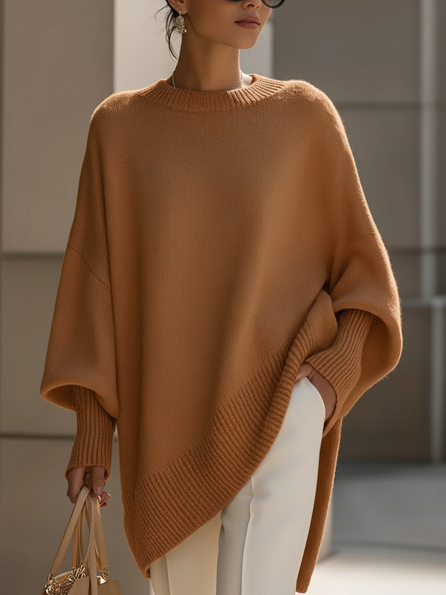 Ludovica | Maglione Oversize con Scollo Ampio