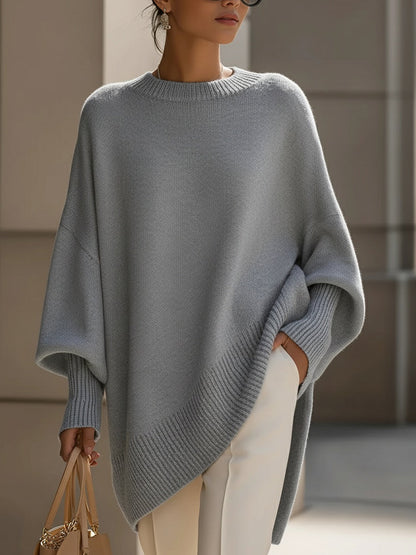 Ludovica | Suéter oversize de escote amplio