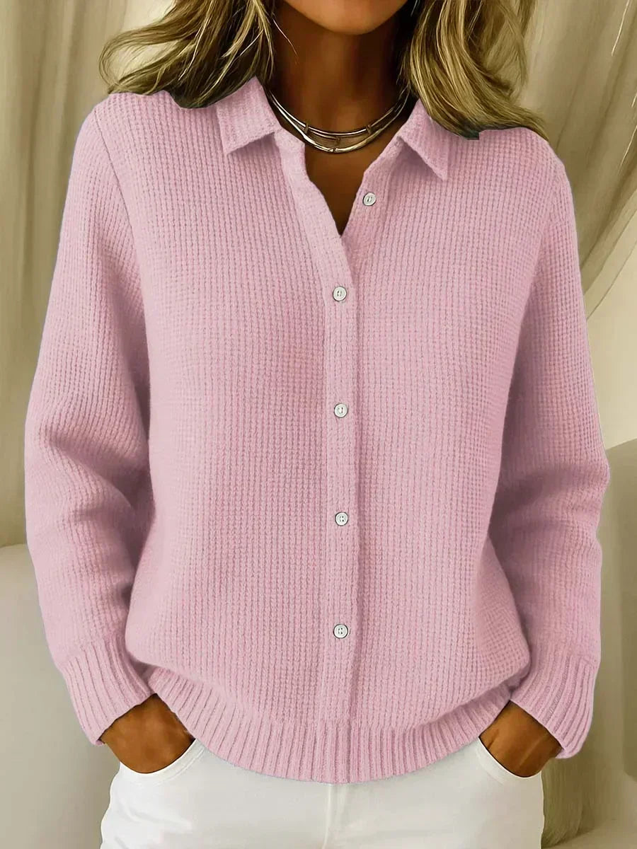 Rachele | Cardigan Testurizzato con Bottoni