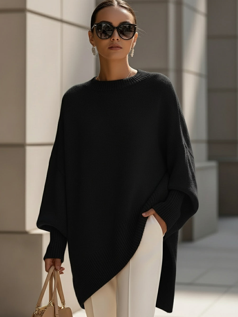 Ludovica | Maglione Oversize con Scollo Ampio