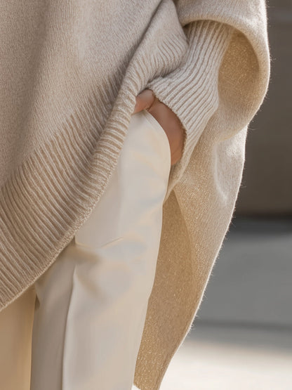 Ludovica | Suéter oversize de escote amplio